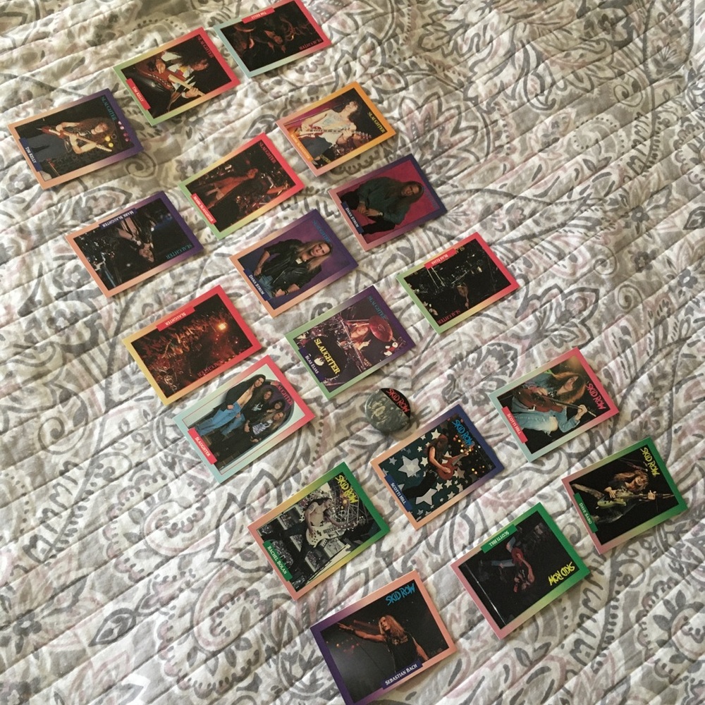 Skid row Slaughter rock cards